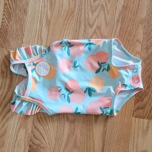 Carter's Infant Girls Swimsuit Peaches Oranges